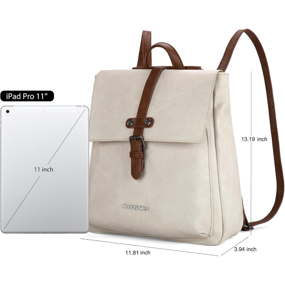 Versatile Small Backpack Purse With Adjustable St… - image 3